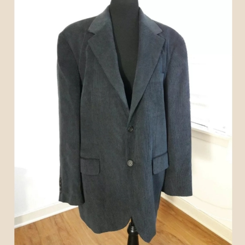 Baumler Blazer Mens Size 27 Sport Coat Blue/Gray